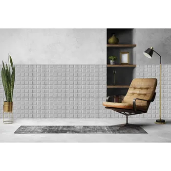 Samolepící dekorace HCS SAMOLEPICÍ 3D DEKORACE LEATHER Barva: šedá