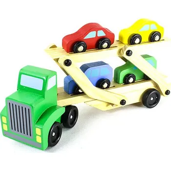 Dřevěná hračka galerie hraček Skládací dřevěný transportér