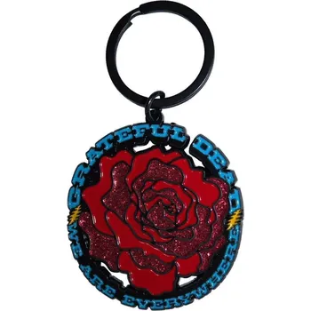 Grateful Dead Everywhere Rose Klíčenka
