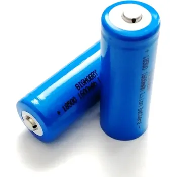Článková baterie BH Nabíjecí Li-ion Baterie 18500 1600mAh - vystouplý plus (A)