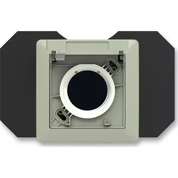 Elektrická zásuvka Zásuvka centrálního vysávání, 5530T-C67107 143, ABB, Zoni®, olivová / bílá (ABB, Zoni®, olivová / bílá)