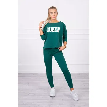 Kesi souprava s potiskem Queen Kesi bílá | zelená 3467014