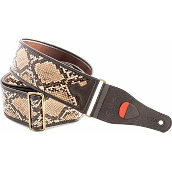 Kytarový popruh RightOnStraps Snake II Beige Kytarový pás