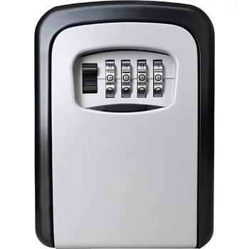 Skříňka na klíč Bezpečnostní schránka s kódovým zámkem – IP65, Šedá