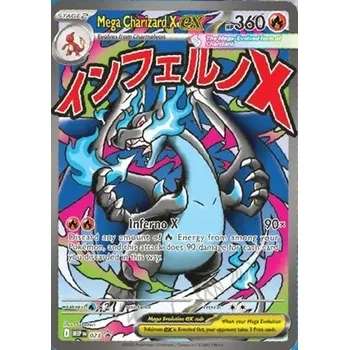 Sběratelská karetní hra Pokémon MEP 023 Mega Charizard X ex - Black Star Promos
