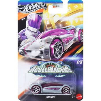 Hračka Mattel Hot Wheels® SILVER SERIES AcceleRacers IRIDIUM 1/5, JCB92