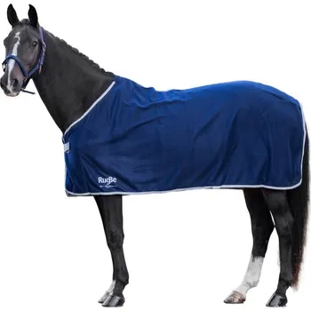 Deka pro koně Odpocovací deka pro koně RugBe Economic fleece modrá velikost 115 cm