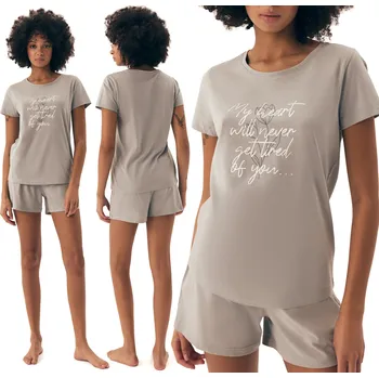 Dámské noční prádlo Henderson dámské pyžamo bavlna zelené, velikost L