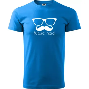 Pánské tričko Future nerd - Klasické pánské triko vyšší gramáže - 4XL ( Snorkel blue )