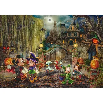 Puzzle Puzzle 1000 dílků Schmidt PQ KINKADE Mickey Mouse & Minnie na Halloween Disney