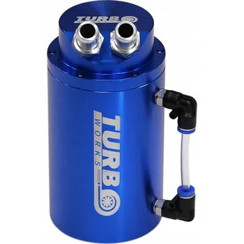 Tuning ODLUČOVAČ OLEJE (OIL CATCH TANK) 0.7L, 10MM TURBOWORKS, MODRÝ
