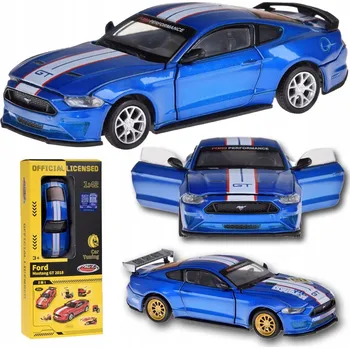 autíčko Sada kovového auta TUNING licencovaná pro Ford Mustang GT 1:42 ZA5057