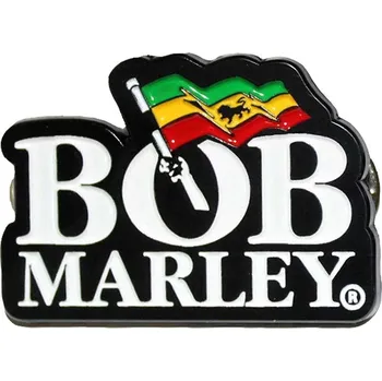 Bob Marley Logo Odznak 35 x 25 mm