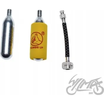 pumpička Hustilka CO2 bombiček Wilmat AA0122 stříbrná