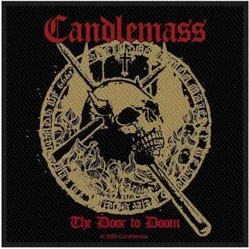 Nášivka Candlemass The Door to Doom Nášivka