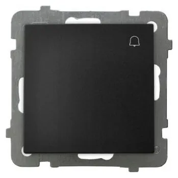 vypínač Zvonkový spínač Ospel As černý