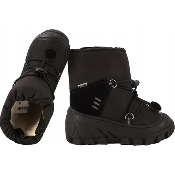 Dívčí sněhule Černé dětské sněhule BARTEK vel. 22-23