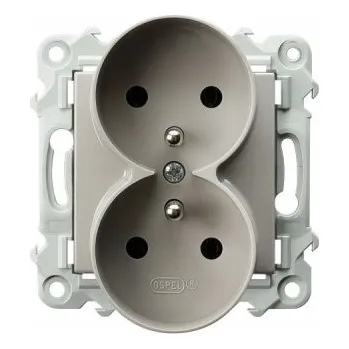 Elektrická zásuvka Elektrická Zásuvka Ospel béžová