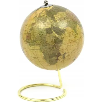 Glóbus Zlatý glóbus, figurka 14x21 cm, moderní design 20