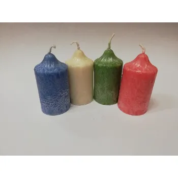 Svíčka Svíčka vonná z palmového vosku - sada 4 adventních svíček - č.10