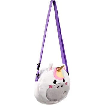 Kabelka Plyšová kabelka přes rameno typu crossbody Jednorožec