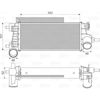 Chladič motoru Chladič turba VALEO 818667