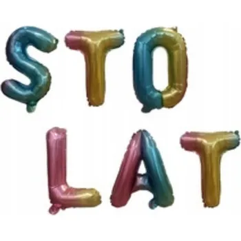 Balónek Balónky Duhové Nápis STO LET (40 cm)