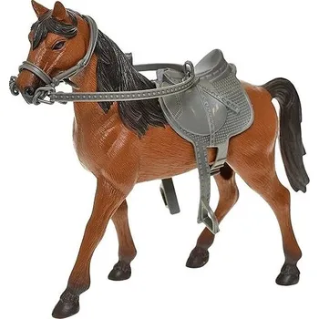 Figurka Miktrotrading Kůň 28 cm se sedlem