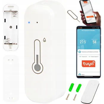 TEPLOMĚR VLHKOMĚR SENZOR TEPLOTY A VLHKOSTI APLIKACE WIFI SMART