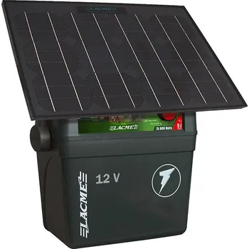Ohradník Ohradníkový akumulátorový zdroj CLOVERT B50, 5J 12V se solárním panelem 33W