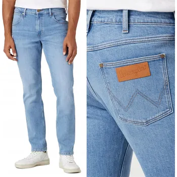 Pánské džíny Wrangler Greensboro pánské džíny rovného střihu velikost 32/34