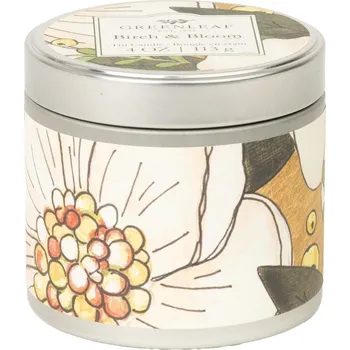 Svíčka Vonná svíčka v plechové dóze Birch & Bloom hnědá