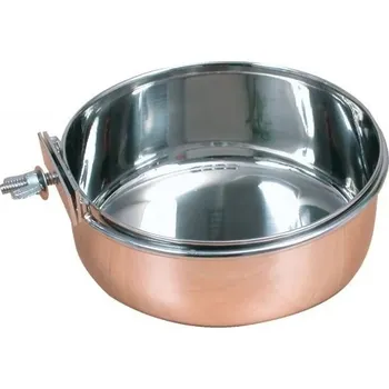 Miska pro psa Miska nerez pro ptáky se šroubkem 0,84l Zolux