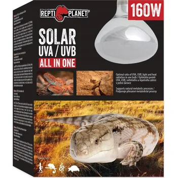 Osvětlení do terária Žárovka Repti Planet Solar UVA UVB 160 W