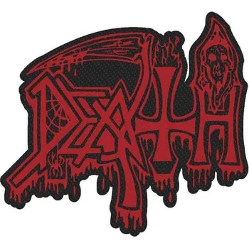 Nášivka Death (Metal Band) Logo Cut Out Nášivka