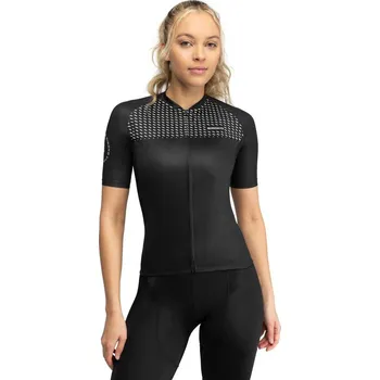 Cyklistické oblečení SIROKO Dámský ultralehký cyklistický dres M3 Milano Černá ČERNÁ