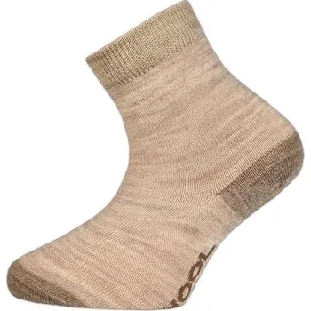 Dětské ponožky TREPON VLNKA béžové antibakteriální antialergenní velikosti ponožek: 24-25 ( EUR vel. 37-38)