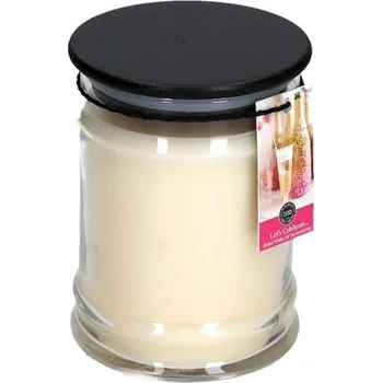 Svíčka Vonná svíčka Let´s Celebrate malá bílá 8x11x8