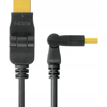 Video kabel Kabel PremiumCord HDMI 1.3, samec/samec, 3 m, otočný