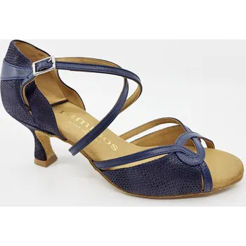 Dámská sálová obuv Rummos,Univerzální taneční obuv R525/50RR, modrá kombinace 36.5