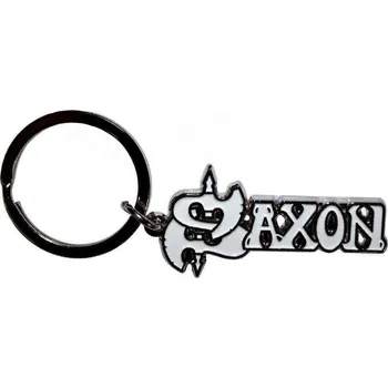Saxon White Logo Klíčenka
