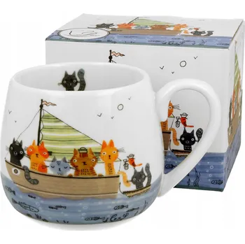 Hrnek Duo Kočičí svět, porcelán, 430 ml