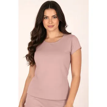 Dámské pyžamo Tričko na spaní Vivisence 2203 Barva: Růžová - tmavě, Velikost: L
