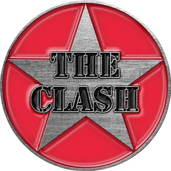 The Clash Military Logo Odznak
