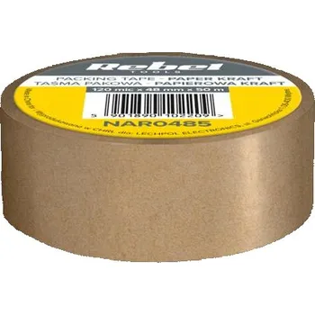 Balicí páska Rebel hnědá, šířka 48 mm, délka 50 m, 1 ks