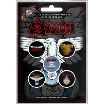 Saxon Wheels Of Steel Odznak 25 mm