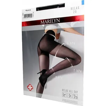 Dámské punčochy Hladké Punčocháče Marilyn RELAX 20 DEN béžové Beige, velikost 3