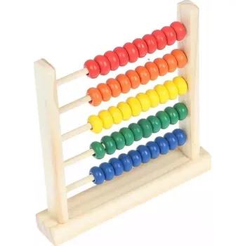 Dřevěná hračka galerie hraček Dřevěné počítadlo (50 korálků)