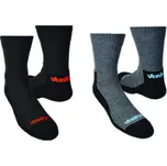 Vavrys Trek CMX 2-pack - turistické ponožky černá/šedá - EU 43-45