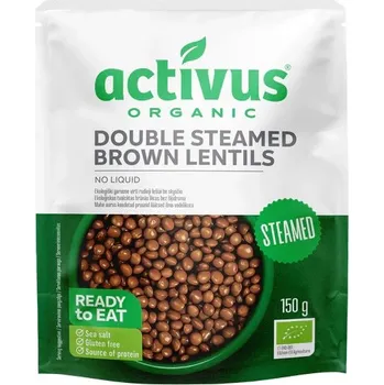 Hotové jídlo Hotové jídlo Activus Čočka hnědá na páře bez nálevu 150 g BIO